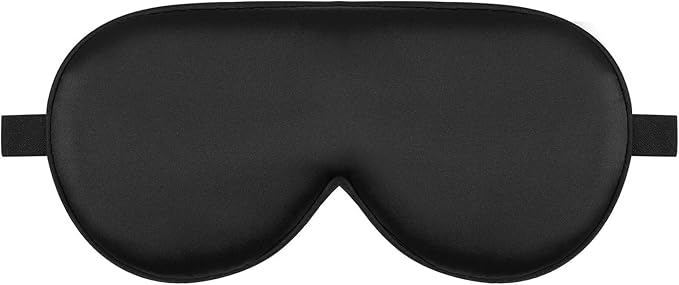 Sleep Mask Silk Eye Mask for Men Sleeping Mask, Adjustable Elastic Strap for Night Shading Sleep Mask, Soft and Comfortable for Both Men and Women