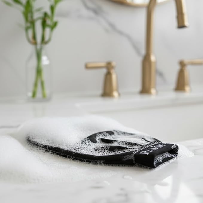 The Ramify Silk Exfoliating Gloves For Smooth Skin Natural Body Scrubber High Quality Turkish Bath Gloves Regeneration Of Dead Skin Cells Handcrafted Turkish Kese Black Thick