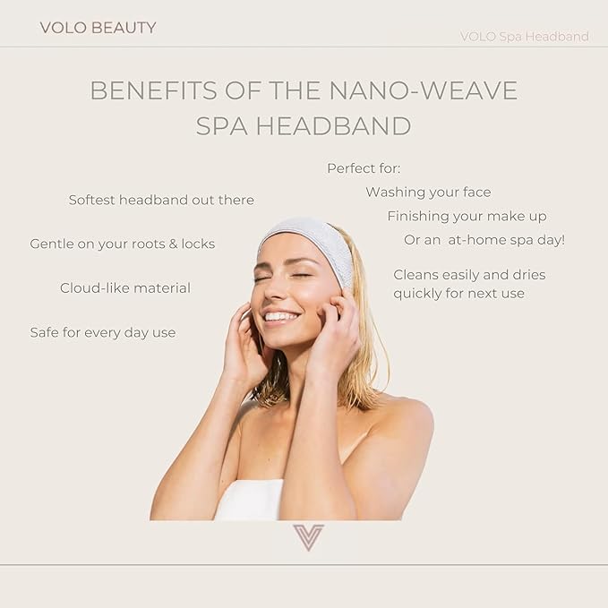 VOLO Hero Hair Towel | Ultra Soft, Super Absorbent, Quick Drying Nanoweave Fabric | Reduce Dry Time by 50% | Towel Wrap for All Hair Types | Reusable Packaging (Salt White - Reusable Tote)