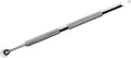 Rui Smiths Pro Cuticle Pusher with 2 Ends - Stainless Steel Manicure Tool - Style 102