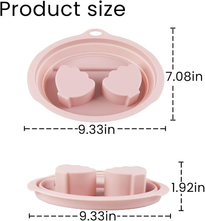 Silicone Hand Soaking Bowl for Nail Art & Manicures – Foldable, Dual Hand Spa Basin – Cuticle Softener, Dead Skin Removal & Hand Care – Portable & Easy Storage