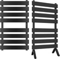 Poloma Freestanding Heated Towel Racks for Bathroom, Towel Warmer Rack, Towel Dryer, Matt Black.