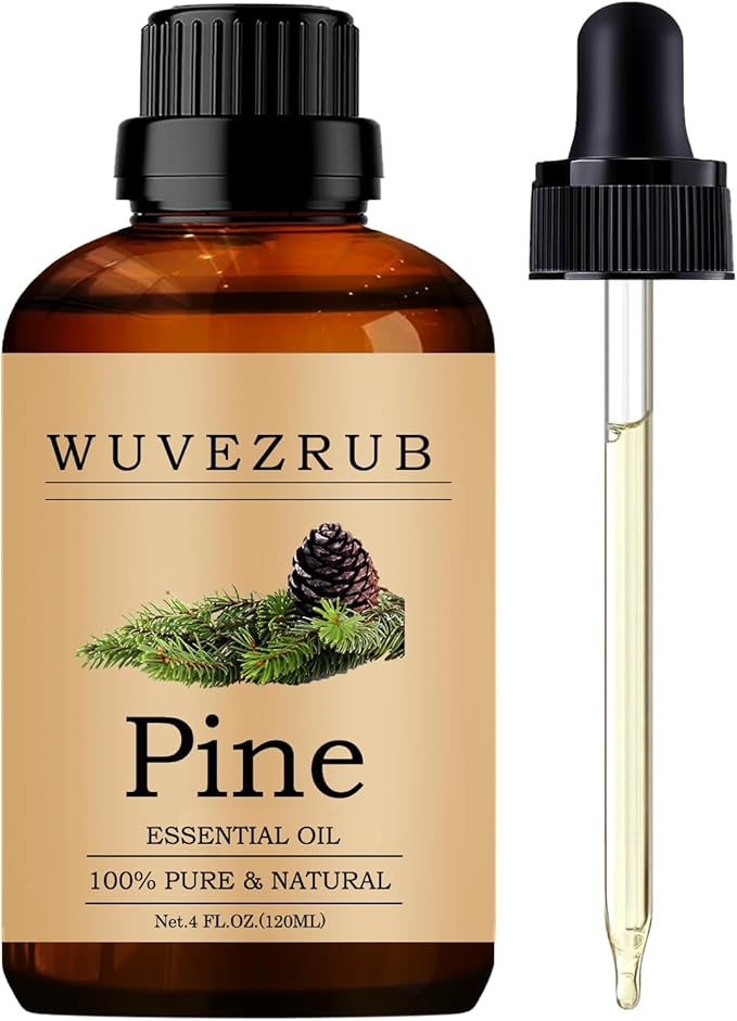 Pine Essential Oil, 120ML Pure and Natural for Aromatherapy Diffuser - 4 Fl Oz