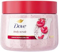 Dove Cherry & Chia Milk Body Scrub Exfoliates and Deeply Nourishes 15 oz by Dove