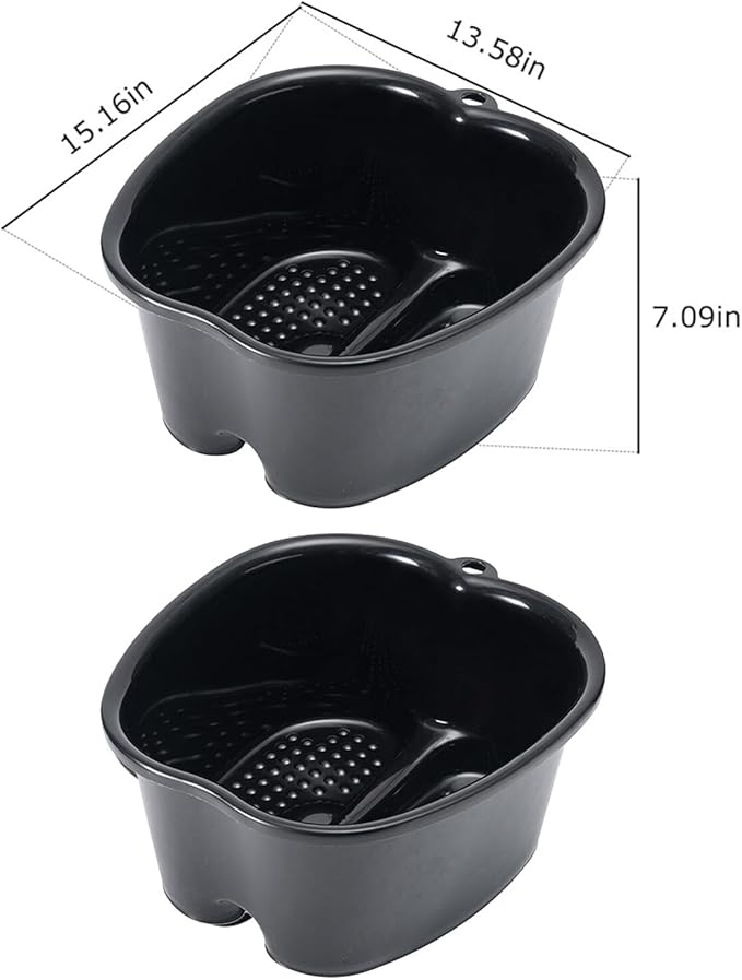 Foot Bath Foot Soaking Bath Basin Extra Large Foot Soaking Tub Bath Basin Pedicure Bowl for Home Spa Treatment Pedicure and Massager Dead Skin Remover