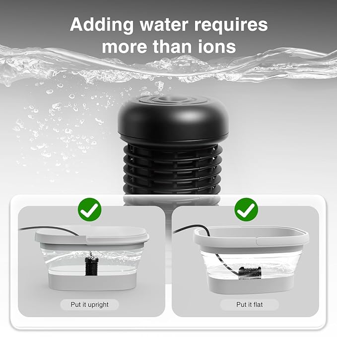 Ionic Foot Bath Detox Machine,Foot Detox Foot Bath Soak Tub with 2 Arrays,80 Disposable Liners,Detox Sea Salt,Folding Foot Spa Bucket,Home Salon-Level Foot Soaking Tub