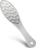 JIEYAO Stainless Steel Foot File, Metal Foot Scraper, Professional Foot File Callus Remover Double-Sided Foot Rasp Scrubber Pedicure Foot Care Tools for Wet & Dry Skin Heel Grater for Feet
