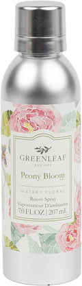 Greenleaf Gifts Peony Bloom Scented Room Air Freshener Spray | Non-Aerosol 7 oz Spray | Floral Scented Air Freshener for Home | Home Fragrance for Bedroom & Bathroom