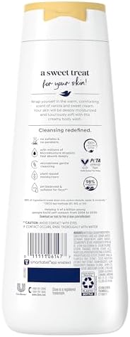 Dove Vanilla Body Wash for Hydrated & Soft Skin, 20 oz - Image 2