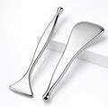 2-Pack 2-in-1 Acupressure Massage Pen Set, Stainless Steel Gua Sha Scraper & Dual-Ended Fascia Release Tools, Large & Precision Massager Pens for Muscle, Neck, Face & Body Relief