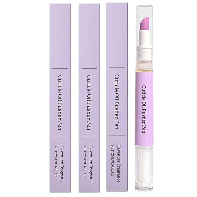 Ceramic Nail Polish Brush Pen, 2-In-1 Nail Cuticle Care Oil Pen, Nail Care Tool For Dry And Damaged Nails, Moisturizing Nail Polish For Hangnails And Added Shine (3 Pcs)