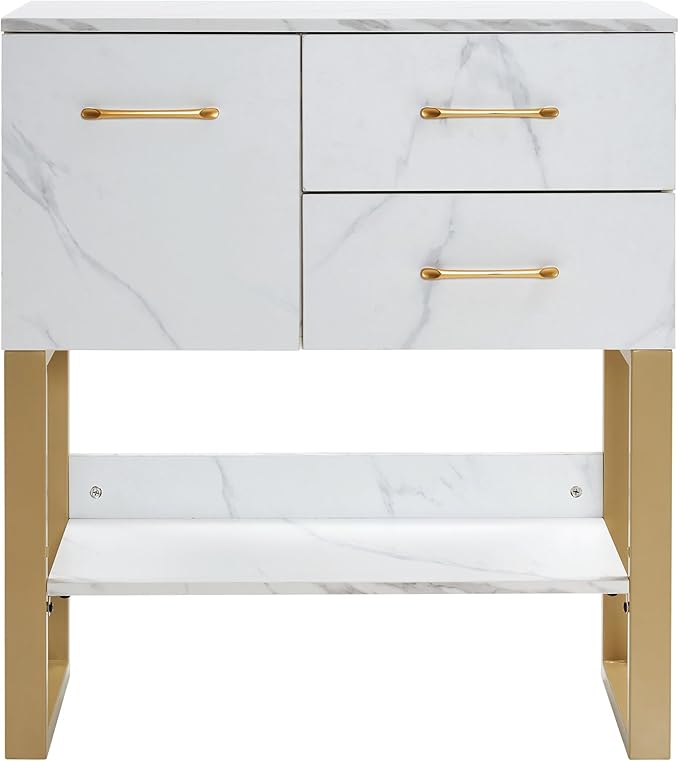 BarberPub Beauty Barber Station, Spa Wall Mount Storage Cabinet, Salon Equipment for Hair Stylist, Spa Beauty Makeup Organizer, 31.4"(L) x 16.5"(W) x 35.7"(H) 3185 (White)