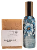 Bath and Body Springtime In Paris Room Perfume Room Spray 1.5 oz with Rosebud Ranch Goat Milk Soap Sample
