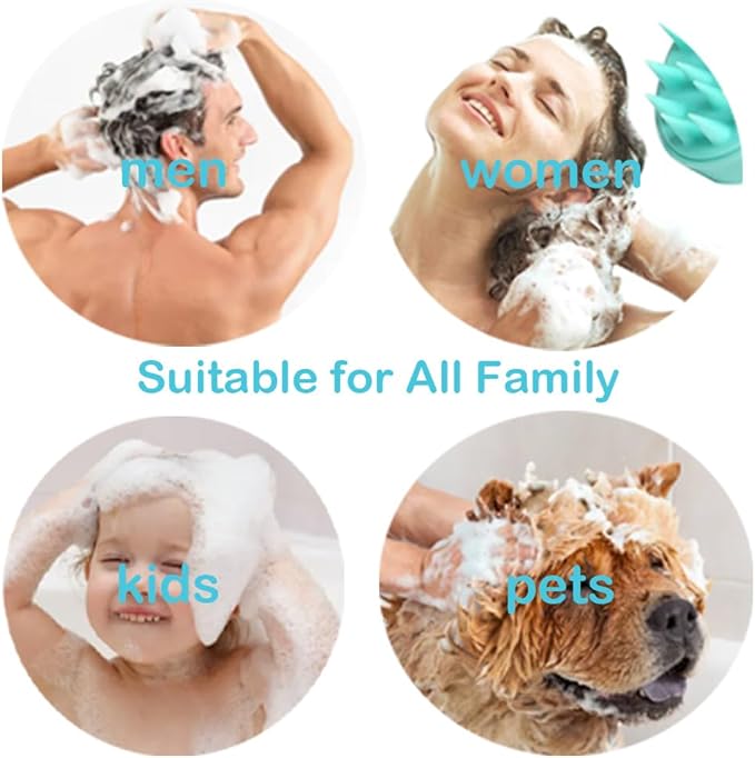 Hair Scalp Massager Shampoo Brush, Scalp Care Brush - Hair Brushes & Hair Combs for Women Men Kids Pets