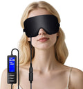 USB Heated Eye Mask for Dry Eyes & Tired Eyes, Warm Compress Therapy with Adjustable Heat & Timer – Soft Relaxation Mask for Puffiness, Dark Circles, Sleep & Eye Strain Relief