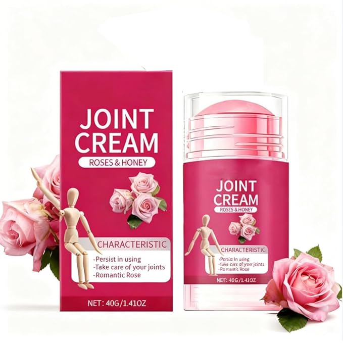 Rose Cracked Heel Treatment Foot Balm, Butter Stick Foot Cream Moisturizer for Women and Men Dry Heels and Feet, Knees, Elbows, Hands, Moisturizing Callus Repair Remover & Softener (Rose, 1PACK)