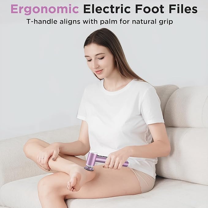 Electric Foot Callus Remover, Apply Oil,Foot SPA,Foot File,Reusable Nano-Glass Head, Ergonomic Premium Aluminum Callus Remover for feet, Rechargeable Pedicure Tools for Feet,Gifts for Men Women