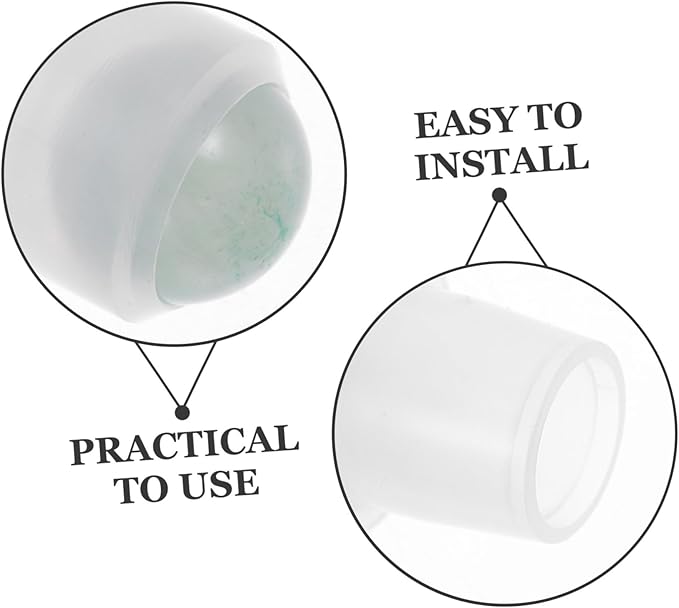 10pcs Roller Ball Inserts for Essential Oil Bottles Jade Stone Balls Perfume Top Replacement Leak-Resistant Roller Bottles