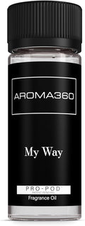 Aroma360 | My Way Pro-Pod Oil Blend | Luxury Hotel Inspired Diffuser Scent | Aromatherapy Scent Diffuser Oil | Tuscan Leather, Sandalwood and Iris 1.7 fl oz, 50 mL