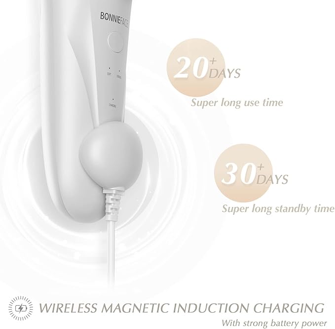 Sonic Facial Cleansing Brush for Deep and Through Facial Cleansing, Waterproof Face Scrubber and Ultimate Blackhead Remover for Daily Skin Care, Rechargeable and Gentle Face Exfoliator