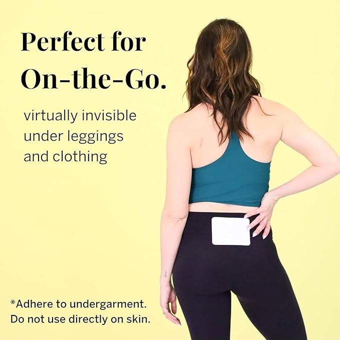 Pixie Period Cramps Menstrual Pain Relief Heat Patches - Lower Abdominal & Back Ache Therapy - Natural Alternative to Lidocaine ICY Hot - Up to 8 Hours - 3 Count Discreet Disposable Heat Pads