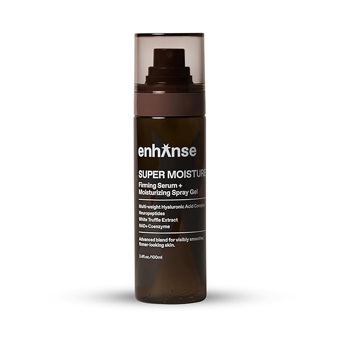 Super Moisture, 2 in 1 Day to Night Serum & Moisturizer Spray, Hydration & Repair Formula with Hyaluronic Acid, Exosomes & NAD+, Collagen Support, Skin Care for Men, All Skin Types, 100 mL
