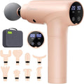 cotsoco Massage Gun Deep Tissue, Mothers Day Gifts for Mom, Muscle Massage Gun with 9 Attachment Heads 20 Speeds & Silent Brushless Motor for Pain Relief, Handheld Percussion Back Massager Gun(Pink)