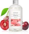 Cherry Diffuser with 10 Fiber Sticks, 6.7 oz Diffusers for Home Essentials Bathroom,Last up to 60 Days（200ml