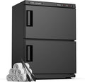 Double Hot Towel Warmer for SPA Professional Towel Heater Machine for Bathroom Salon Barber Estheticians 32L,Black