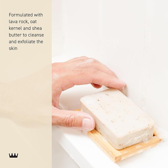 Cremo Exfoliating Body Bar for Men, Italian Bergamot Scent, Multi-Layered Fragrance That Buffs, Cleanses and Hydrates Skin, 5oz (Pack of 12)