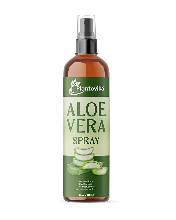 Aloe Vera Facial & Body Mist, 8 Fl Oz, Hydrating Face, Neck, hair and Skin Spray. Sunburn Relief & After Sun mist