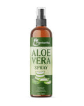 Aloe Vera Facial & Body Mist, 8 Fl Oz, Hydrating Face, Neck, hair and Skin Spray. Sunburn Relief & After Sun mist