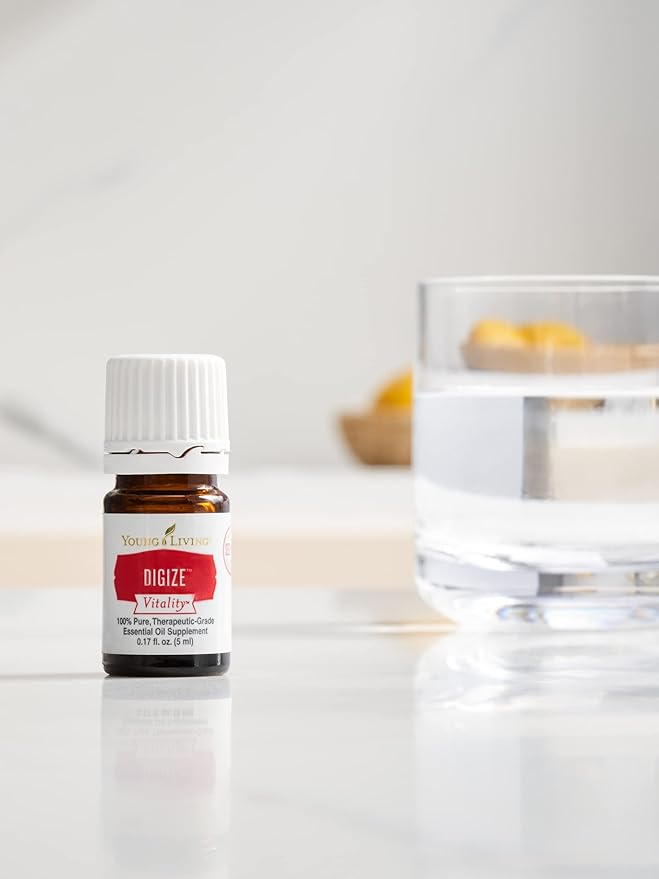 Young Living DiGize Essential Oil Blend | 5 ml | Soothing Aromatherapy Experience | Ideal for Diffusion & Massage | Premium Quality | Complex, Calming Aroma for Relaxation