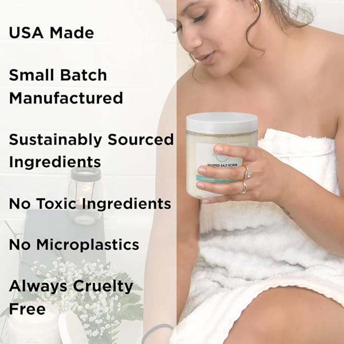 Sumbody USA Citrus Shea Sugar Body Scrub Vitamin C (9oz) Moisturizing Exfoliating Body Foot Hand Scrub Hydrating Nourishing Bath Essential Scrubs Women Teens Gift Self Care Vegan