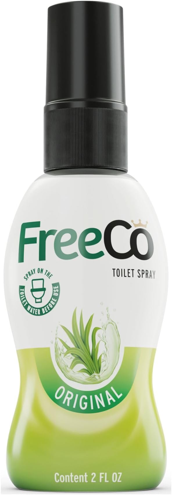 Freeco Before-you-go Toilet Spray | Stops odour Before it Begins with Essential Oils | Ideal for Home, Office, Public Spaces & Travel | Pack 1x60ml, Citrus Scent (1 Pack, Citrus)