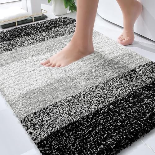 OLANLY Bathroom Rugs Mat 36x24, Extra Soft Absorbent Microfiber Bath Rugs by OLANLY