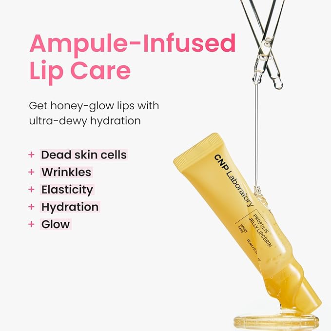 CNP Propolis Jelly Tinted Lipcerin™ - 05 Grapefruit Candy, Hydrating Lip Balm & Gloss with Manuka Honey + Hyaluronic Acid, Stocking Stuffers, Gifts for Women, 0.3 fl.oz.
