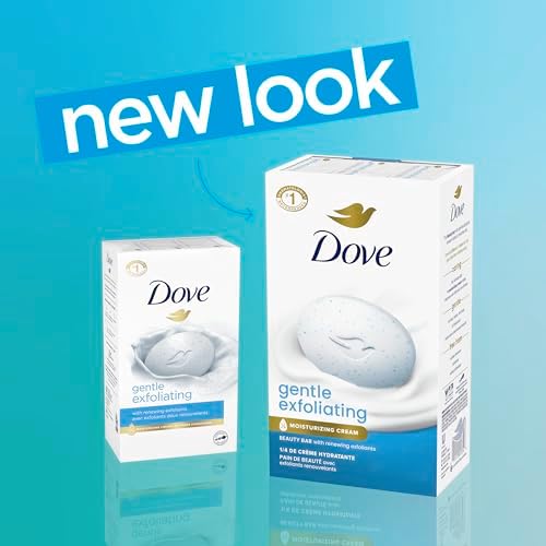 Dove Gentle Exfoliating Beauty Bar Soap , Renewing 8 Count 3.75 oz - Image 3