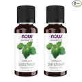 Now Essential Oils, Patchouli Oil, Earthy Aromatherapy Scent, Steam Distilled, 100% Pure, Vegan, Child Resistant Cap, 1-Ounce (2 Pack)
