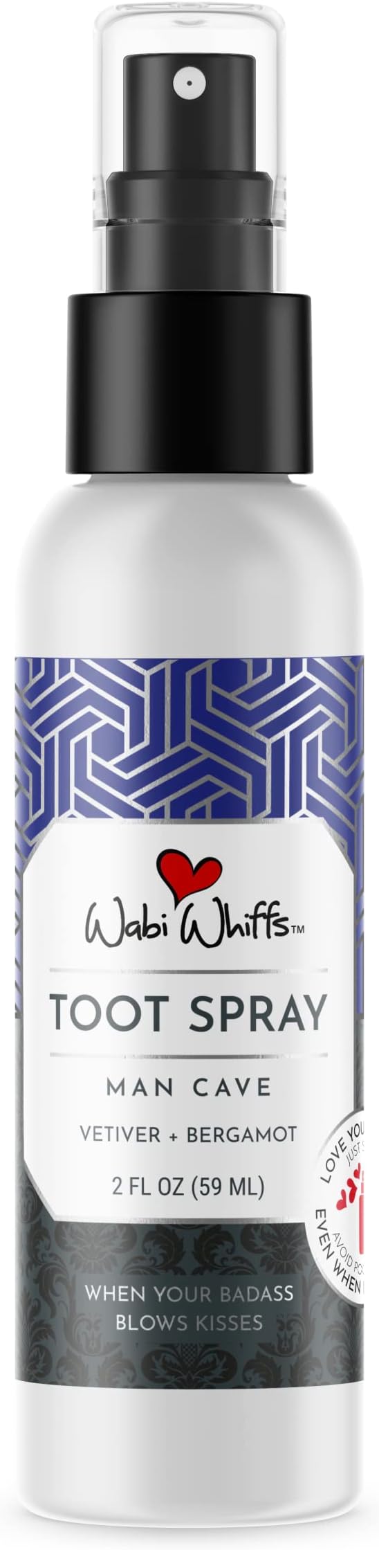 Wabi Whiffs Room and Bathroom Toot Sprays (Man Cave)
