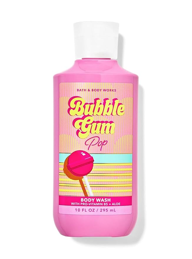 Bath and Body Works Body Wash Shower Gel Gift Set (8 Fl Oz (Pack of 1), Bubble Gum Pop)