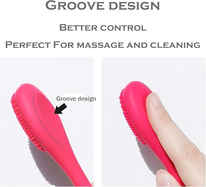 RamPula Silicone Facial Cleansing Brush Pores Cleaner,Remove Blackhead,Remove Acne,Face Massager,Applicator,Spatula,Mud Mask,DIY,Cream,Face Washing Clean,Body Lotion