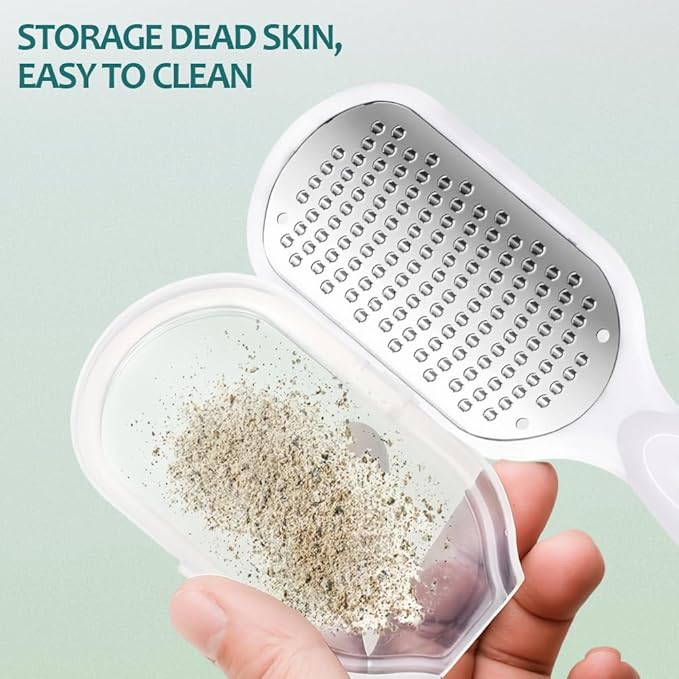 Gorgellux Callus Remover for Feet, Callus Remover Gel & Foot File Kit, Foot Callus Remover Gel Set for Dead Skin, Salon Pedicure Spa Kit, Callus Remover for Feet Gel, White