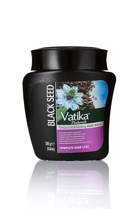 Vatika Naturals Hot Oil Hair Mask - Black Seed & Multivitamin Hair for Dry, Damaged, Nourishing & Strengthening, Deep Conditioning for Soft, Smooth Hair - 500ml