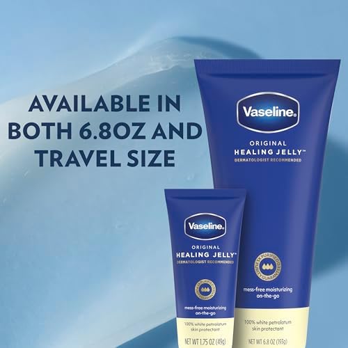 Vaseline Original Healing Jelly 3 Pack White Petrolatum Skin Protectant for Mess-Free Moisturizing On-the-Go, with 3x Purified Purity Guaranteed Formula, 6.8 oz - Image 6