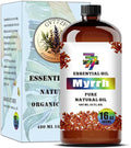 Myrrh Essential Oil - GV77ZF Myrrh Oils for Diffusers, Humidifiers, DIY Candles, Soap, Cleaning, Home, Office, Yoga, Massage, Gifts - 16 fl oz (480 ml)