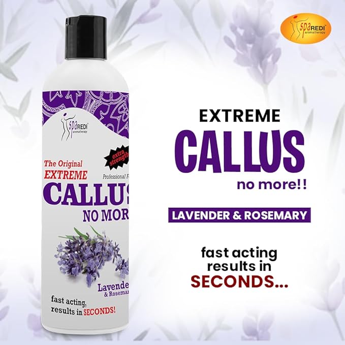 SPA REDI Callus Remover - Professional-Grade Callus Dissolving Treatment - Stop Scraping. Start Dissolving. Chemically Dissolve Toughest Buildup for a Dramatic 'Wow' Transformation 12 Oz