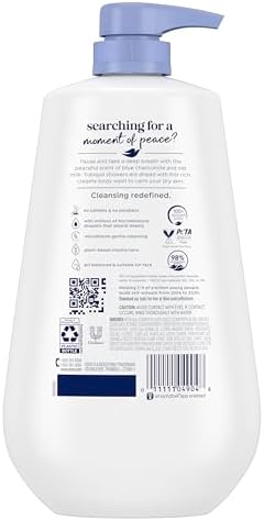 Dove Body Wash Blue Chamomile & Oat Milk Pump, Sulfate Free, 30.6 Fl Oz (Pack of 3) - Image 2