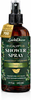 Eucalyptus Shower Spray 8oz – Aromatherapy Shower Mist, Spa and Sauna Inspired Shower Steamer Alternative for Refreshing, Relaxing Showers - Bath Oil Spray Eucalyptus Essential Oil