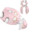Women's Working Caps with Scrunchies Tarot Pattern Background Lace-Up Hat Unisex Hair Covers One Size